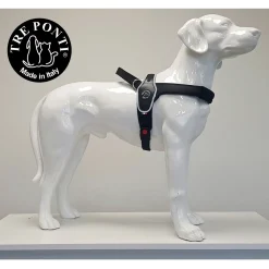 Tre Ponti Primo Tuig Zwart&Reflecterend - Hondenharnas