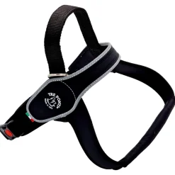 Tre Ponti Primo Tuig Zwart&Reflecterend - Hondenharnas