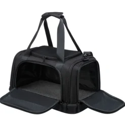 Trixie Airline Tas Plane 28x25x44cm - Hondendraagtas - 28x25x44 cm Zwart