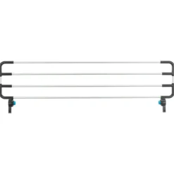 Trixie Autorek Bovenhek - Hondenautoaccessoire - 92x27x4 cm Zilver Zwart