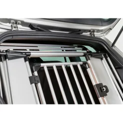 Trixie Autorek Bovenhek - Hondenautoaccessoire - 92x27x4 cm Zilver Zwart