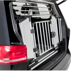 Trixie Autorek Bovenhek - Hondenautoaccessoire - 92x27x4 cm Zilver Zwart