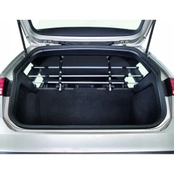 Trixie Autorek Met Hoofdsteun Fixatie - Hondenautoaccessoire - 163 cm Zilver Zwart