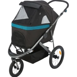 Trixie Buggy - Hondentrolley - 112x60x120 cm Zwart Petrol