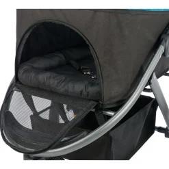 Trixie Buggy - Hondentrolley - 112x60x120 cm Zwart Petrol