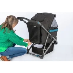 Trixie Buggy - Hondentrolley - 112x60x120 cm Zwart Petrol