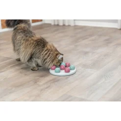 Trixie Cat Activity Solitaire - Kattenspeelgoed - 20 cm Wit Blauw