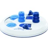 Trixie Dog Activity Flip Board Strategiespel - Hondenspeelgoed - Ø23 cm Dark Navy Wit Lichtblauw Level 2