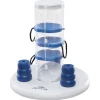Trixie Dog Activity Gambling Tower Strategiespel - Hondenspeelgoed - Ø25 cm Dark Navy Wit Lichtblauw Level 2