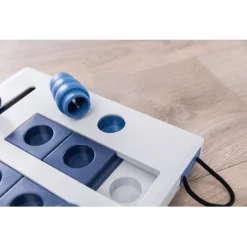 Trixie Dog Activity Mini Mover Strategiespel - Hondenspeelgoed - 25x20 cm Dark Navy Wit Lichtblauw Level 3