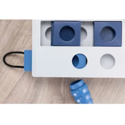 Trixie Dog Activity Mini Mover Strategiespel - Hondenspeelgoed - 25x20 cm Dark Navy Wit Lichtblauw Level 3