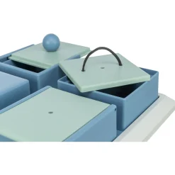 Trixie Dog Activity Poker Box 1 Strategiespel - Hondenspeelgoed - 31x31 cm Dark Navy Wit Level 2