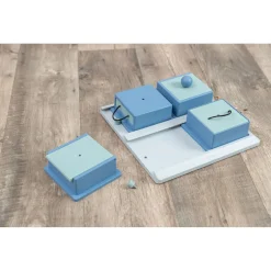 Trixie Dog Activity Poker Box 1 Strategiespel - Hondenspeelgoed - 31x31 cm Dark Navy Wit Level 2