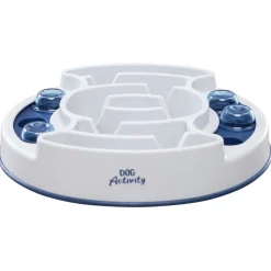 Trixie Dog Activity Slide & Feed Denkspel - Hondenspeelgoed - 30x27 cm Wit Dark Navy Level 1
