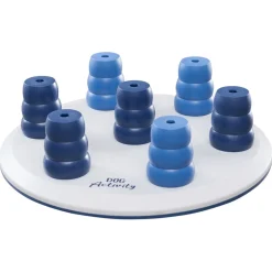 Trixie Dog Activity Solitaire Strategiespel - Hondenspeelgoed - Ø28 cm Dark Navy Wit Level 1