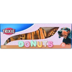 Trixie Donuts - Hondensnacks - Eend Kabeljauw Kip Ø10 cm 3x100 g