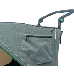 Trixie Fietskar - Hondenfietskar - Grijs Groen 64x92x80/130 Cm Tot 25 Kg Small