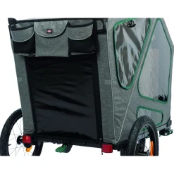 Trixie Fietskar - Hondenfietskar - Grijs Groen 64x92x80/130 Cm Tot 25 Kg Small
