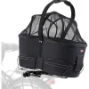 Trixie Fietsmand Long Voor Brede Bagagedragers - Hondenfiets-accessoires - 49x29x60 cm Zwart