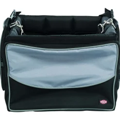 Trixie Fietstas Voor Aan Stuur - Hondenfiets-accessoires - 41x26x26 cm Zwart Grijs