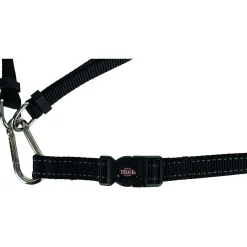 Trixie Hardloopgordel Neopreen Gevoerd - Hondenhardlooplijn - Zwart 70-120/12 Cm