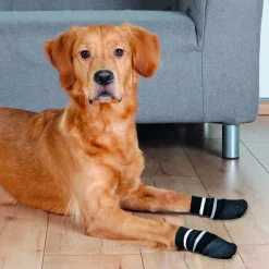 Trixie Hondensokken Anti-Slip 2 Stuks Zwart - Hondenpootverzorging