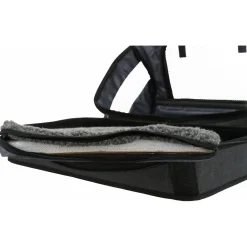 Trixie Hondentas Holly - Hondendraagtas - 30x30x50 cm Zwart Grijs