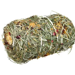 Trixie Hooibaal Met Bloesemmix - Knaagdiersnack - Ø10x18 cm 200 g