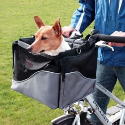 Trixie Houder Voor Fiets-Stuurmand Deluxe - Hondenfiets-accessoires - Zwart per set