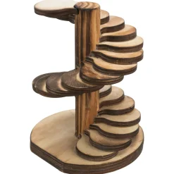 Trixie Houten Toren - Speelgoed - 10x12x9 cm Gevlamd