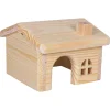 Trixie Huis Puntdak - Kooi Accessoire - 15x11x15 cm Hamsters. Muizen