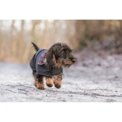 Trixie Jas Hermy Zwart&Rood - Hondenkleding