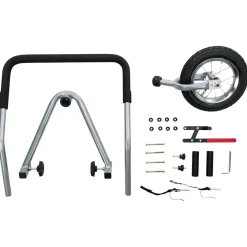 Trixie Joggingkit Voor Fietskar  Rood/Zwart M - Hondenfietskar - M