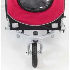 Trixie Joggingkit Voor Fietskar Rood/Zwart - Hondenfietskar - L