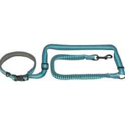 Trixie Jogginglijn - Hondenhardlooplijn - Blauw 133-180x2.0 Cm