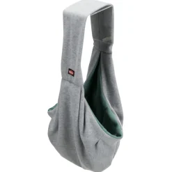 Trixie Junior Buikdrager - Hondendraagtas - 22x20x60 cm Lichtgrijs Mintgroen