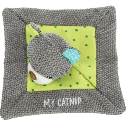 Trixie Junior Knuffeldoekje Beer - Kattenspeelgoed - 13x13 cm