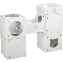 Trixie Kattenmeubel Casa Cara - Krabpalen - 93x30.5x72 cm Wit