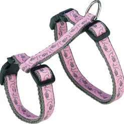 Trixie Kattentuig Met Riem 27–45 Cm/13 Mm. 1.20 M - Kattenharnas - Grijs Pink 27-45x1.3/120 Cm