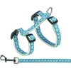Trixie Kattentuig Met Riem - Kattenharnas - Grijs Blauw 27-45 Cm