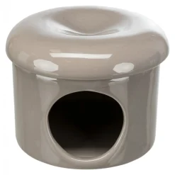 Trixie Keramiek Huis - Kooi Accessoire - Ø16x12 cm Taupe