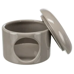 Trixie Keramiek Huis - Kooi Accessoire - Ø16x12 cm Taupe