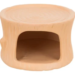 Trixie Keramiekhuis Boomstam - Kooi Accessoire - 11x6x10 cm Terracotta