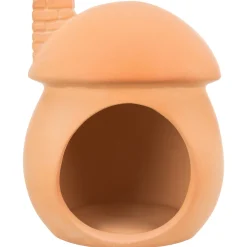 Trixie Keramiekhuis Paddenstoel - Kooi Accessoire - Ø11x11 cm Terracotta