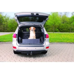 Trixie Kofferbak-Beschermdeken Met Hoge Zijkant - Hondenautoaccessoire - 164x125 cm Zwart