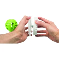 Trixie Lick'N' Snack Bal - Hondenspeelgoed - Groen Grijs Ø8/12x13 Cm