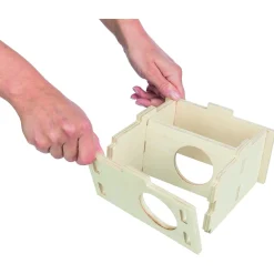 Trixie Meerkamerhuis. 2 Kamers - Kooi Accessoire - 25x25x12 cm
