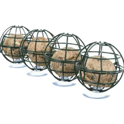 Trixie Mezenbollenhouder Voor Aan Het Raam - Voersilo - Ø7x29 cm Donkergroen À 4