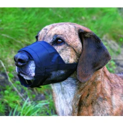 Trixie Muilkorf Met Gaas-Inzetstuk Zwart - Hondenopvoeding