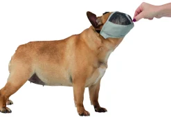 Trixie Muilkorf Voor Rassen Met Platte Neus Grijs - Hondenopvoeding